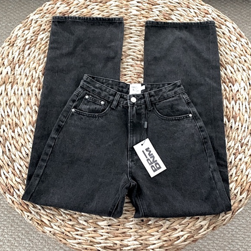 Princess Polly Black Sevina Wide Leg Jean - Picture 5 of 16
